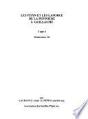 Les Pépin et les Laforce de la Pépinière à Guillaume: Génération XI