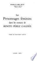 Les personnages féminins dans les romans de Benito Pérez Galdós