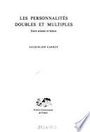 Les personnalités doubles et multiples
