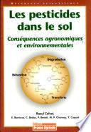 Les pesticides dans le sol
