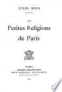 Les petites religions de Paris