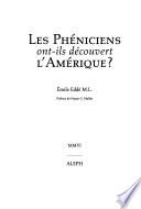 Les phéniciens ont-ils découvert l'Amérique?