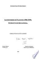 Les pionnieres de Palestine (1904-1939)