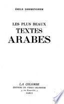 Les plus beaux textes arabes