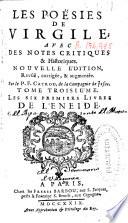 Les poësies de Virgile
