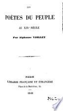 Les Poètés du Penple au XIX siecle