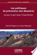Les politiques de prévention des désastres