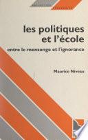 Les politiques et l'École