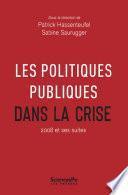 Les politiques publiques dans la crise