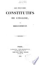 Les pouvoirs constitutifs de l'église