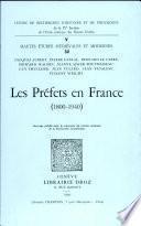 Les Préfets en France