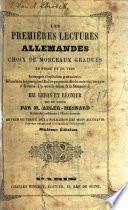 Les premières lectures allemandes ou choix gradué de prose et de poésie allemandes