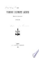 Les premiers documents liégeois écrits en français