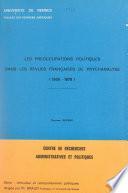 Les préoccupations politiques dans les revues françaises de psychanalyse, 1950-1978