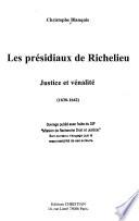 Les présidiaux de Richelieu