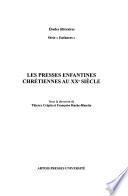 Les presses enfantines chrétiennes au XXe siècle