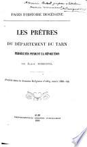 Les prêtres du département du Tarn
