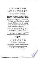 Les principales aventures de l'admirable don Quichotte