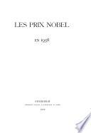 Les Prix Noben en 1958