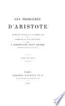 Les problèmes d'Aristote