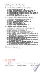 Les professionnels de la politique