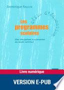 Les programmes scolaires