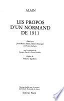 Les propos d'un Normand de 1911