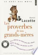 Les proverbes de nos grands-mères