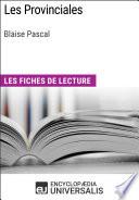 Les Provinciales de Blaise Pascal