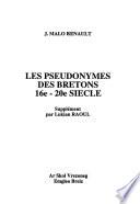 Les pseudonymes des bretons