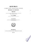 Les quatorze livres sur l'histoire de la ville de Louvain du docteur et professeur en théologie Jean Molanus