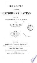 Les quatre grands historiens latins, suivis de Vingt-deux mois de la vie de Mirabeau