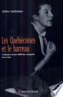 Les Québécoises et le barreau