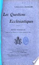 Les Questions ecclésiastiques