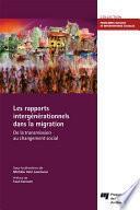 Les rapports intergénérationnels dans la migration