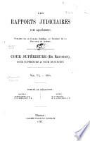 Les Rapports Judiciaires de Québec