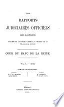 Les rapports judiciaires de Québec