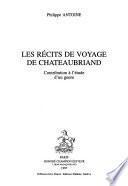 Les récits de voyage de Chateaubriand