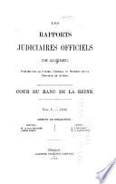 Les recueils de jurisprudence du Québec