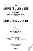 Les recueils de jurisprudence du Québec
