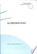 Les référendums locaux