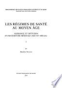 Les régimes de santé au Moyen Âge