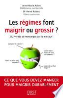 Les régimes font maigrir ou grossir ?