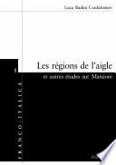 Les régions de l'aigle et autres études sur Manzoni