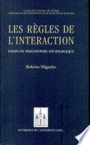 Les règles de l'interaction