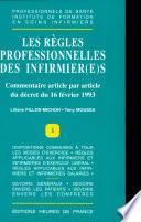 Les règles professionnelles des infirmier(e)s