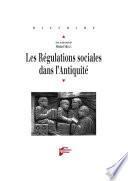 Les régulations sociales dans l'Antiquité