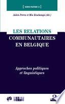Les relations communautaires en Belgique