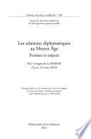 Les relations diplomatiques au Moyen Âge