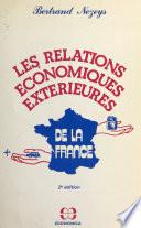 Les relations économiques extérieures de la France